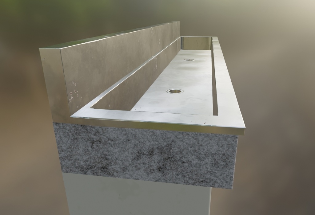 水飲み場(手洗い場)【3Dモデル】