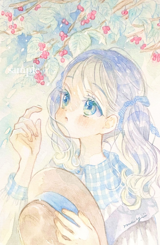 カラミザクラの下