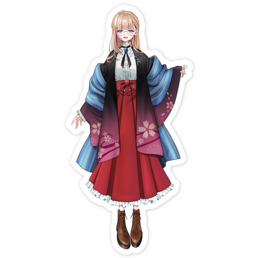 識神シェーレ スマホステッカー