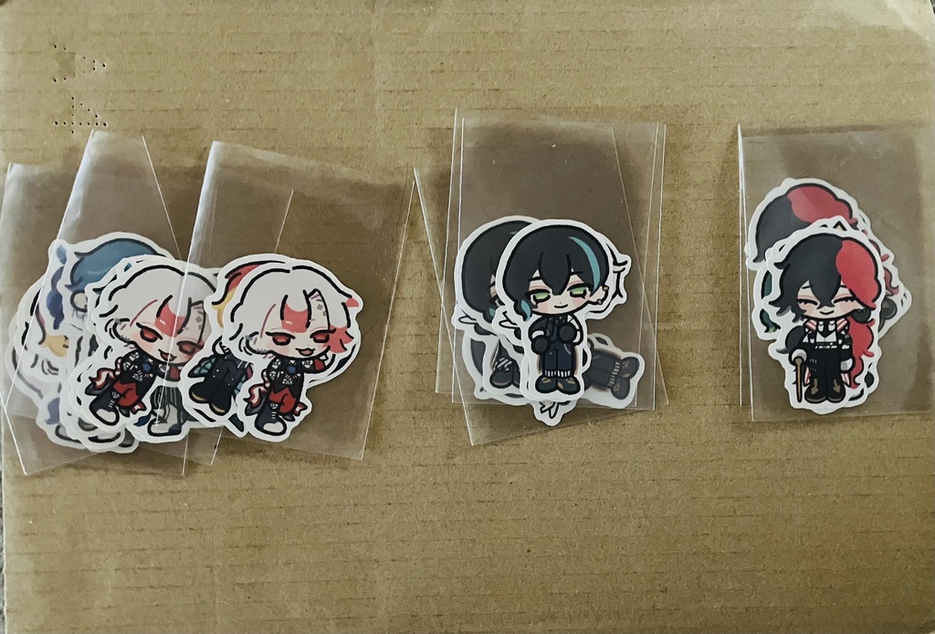 【キャラ別】あくねこステッカー