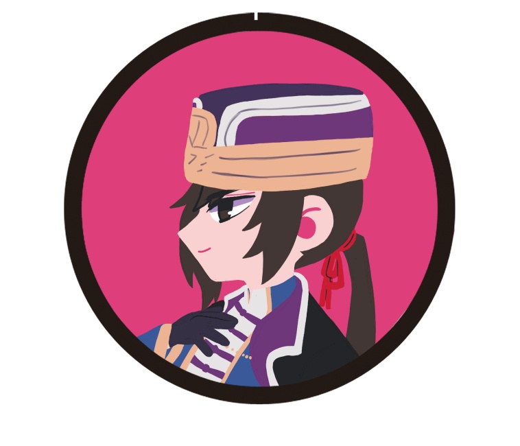 三国無双 魏軍師 缶バッチ