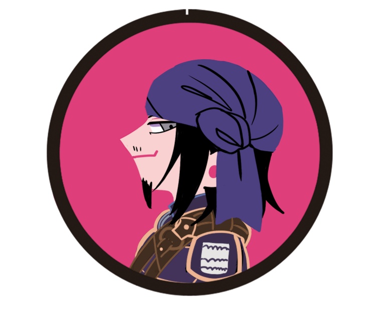 三国無双 魏軍師 缶バッチ