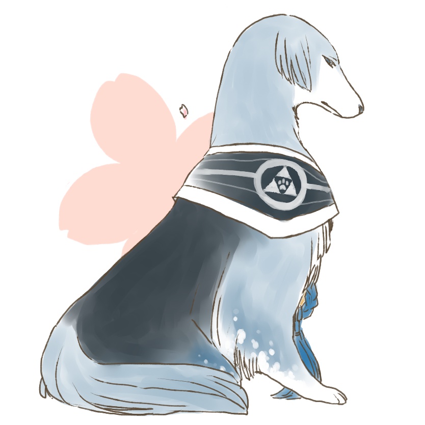 犬化ウッドキー 桜レア4太刀(鶯丸 / 一期一振 / 江雪左文字)