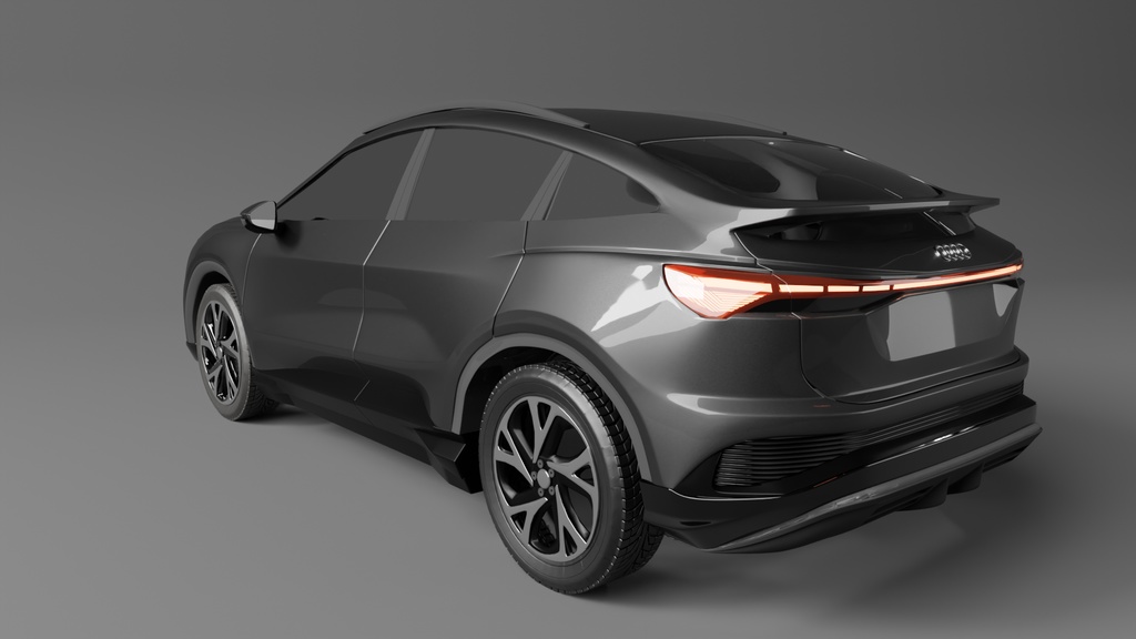 Audi Q4 e-tron 3Dモデルデータ