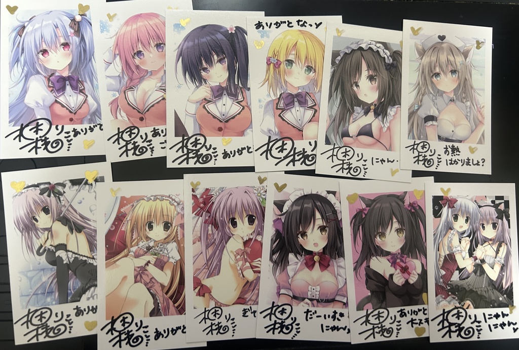 ランダムチェキ風カード