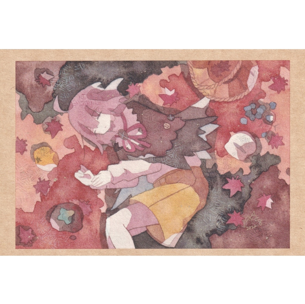 ポストカード（秋の終わり）