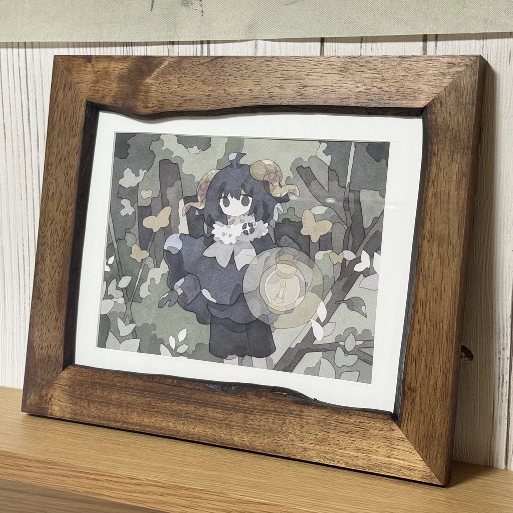 額装原画「出口を探して」