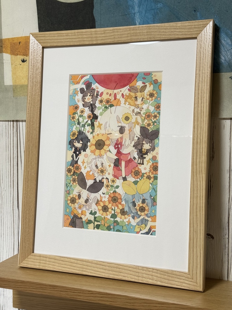 額装原画「もふもふSUMMER2025」