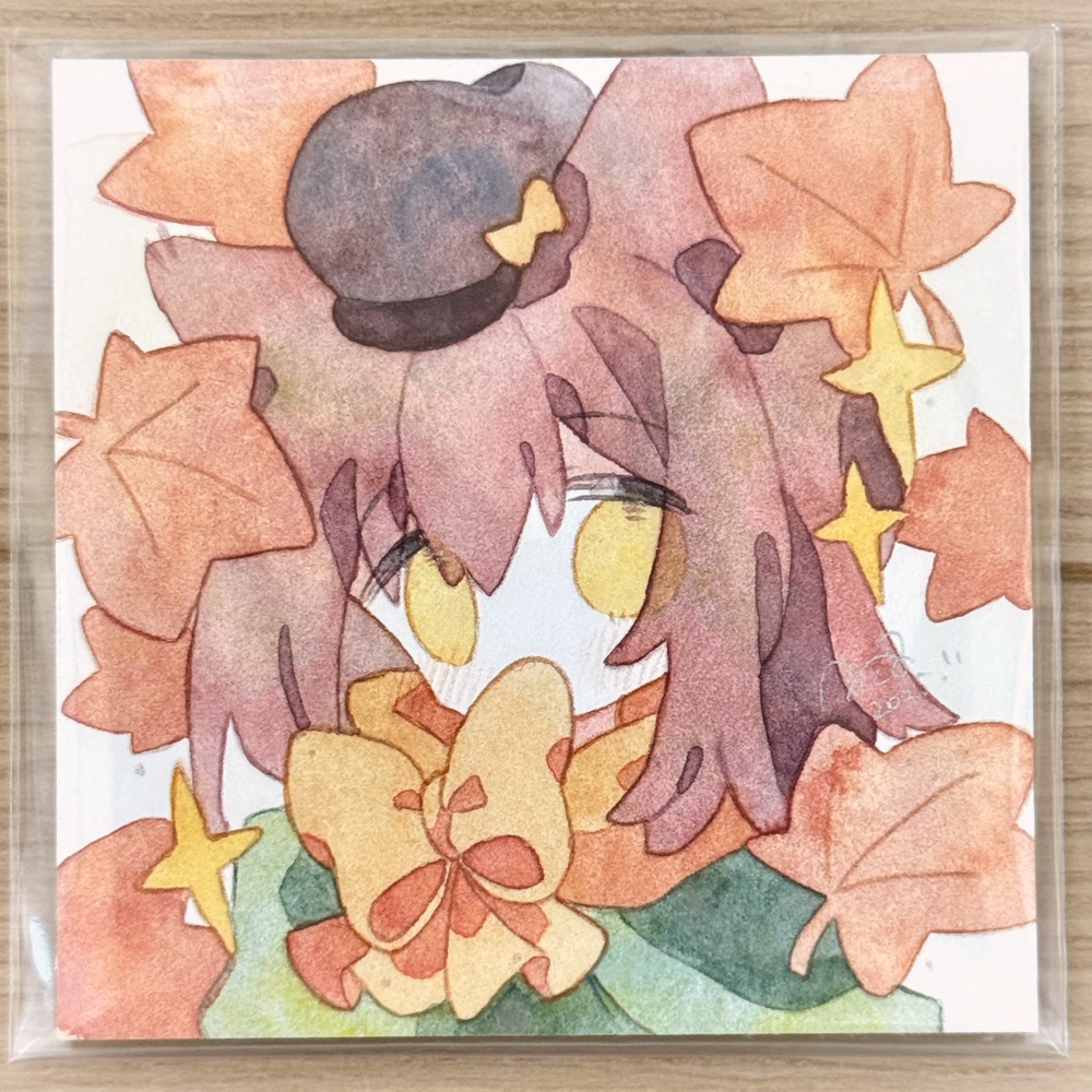 水彩原画（あきねこ）