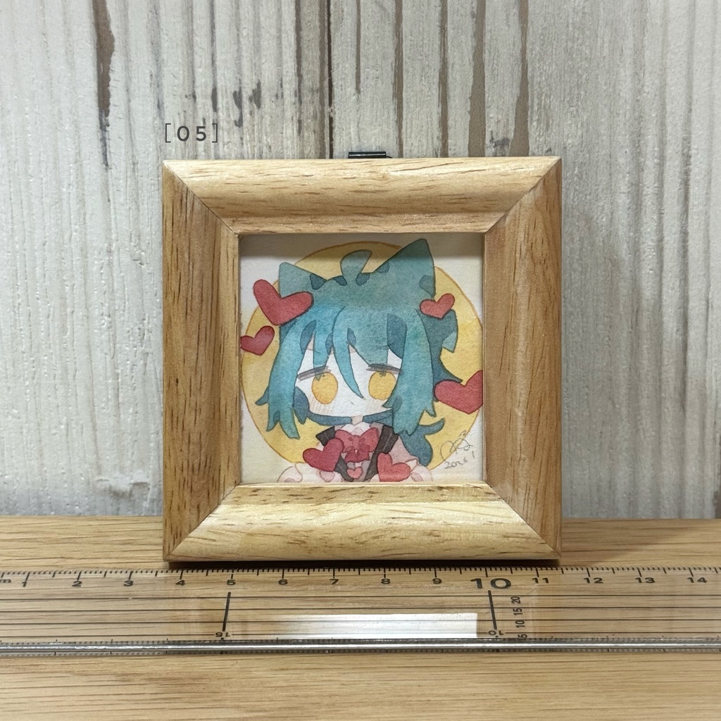 水彩ミニ原画(ねこ)