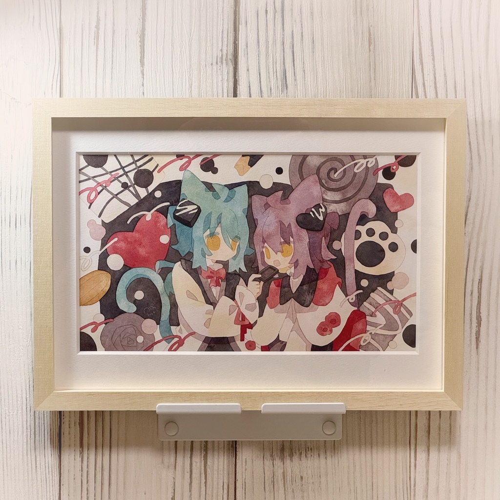 額装原画「ちょこねこ」