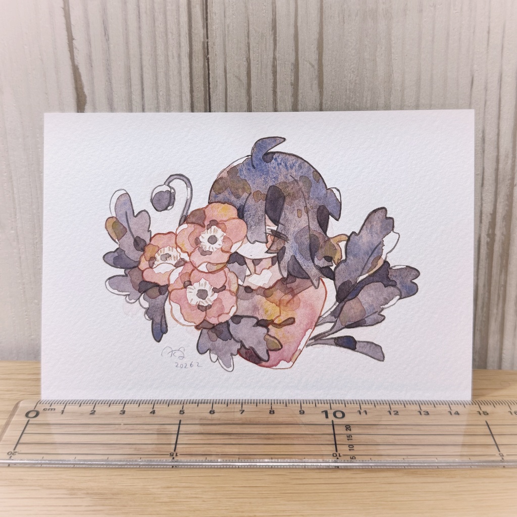 フレームレス作品（ポピー）