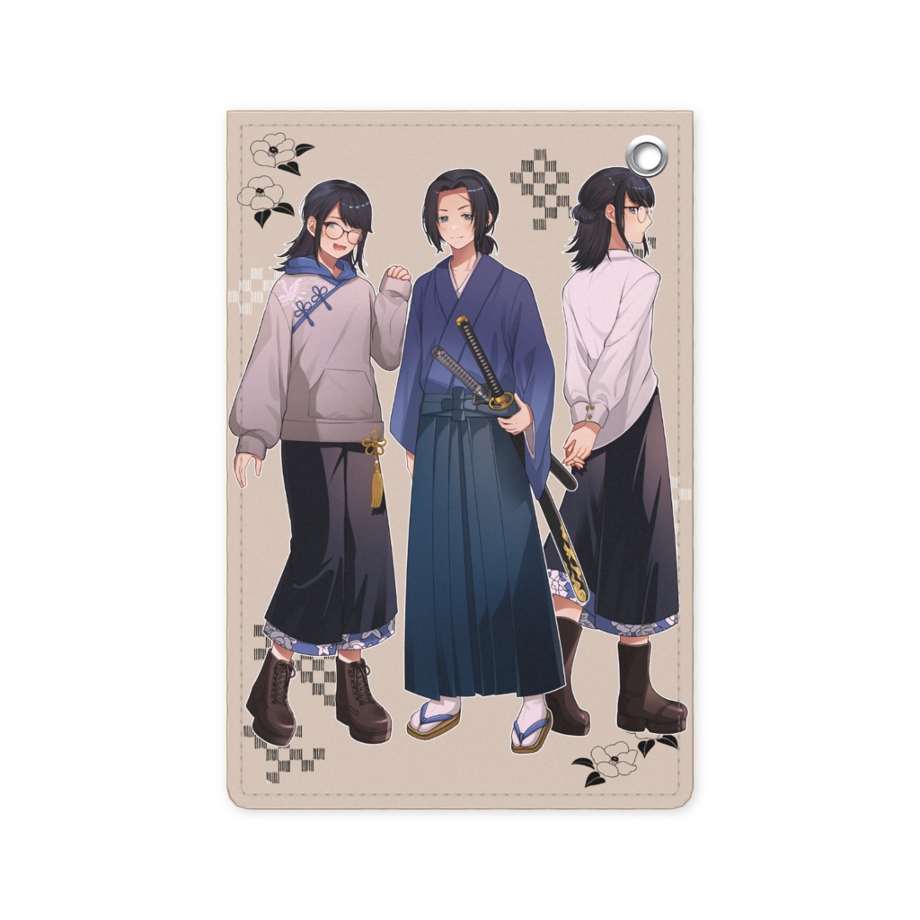 【1周年記念】黒羽モルフォ様描きおろしパスケース