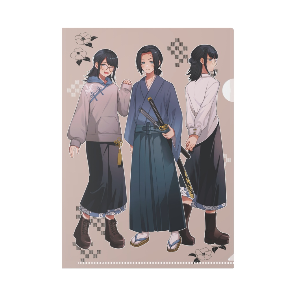 【1周年記念】黒羽モルフォ様描きおろしクリアファイル