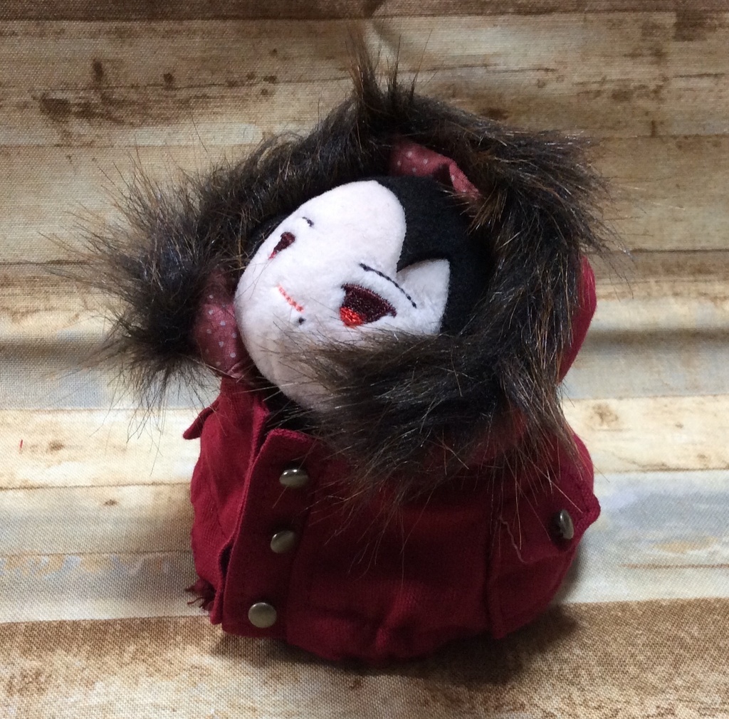 もちもちマスコット用モッズコート(ショコラ&クランベリー)