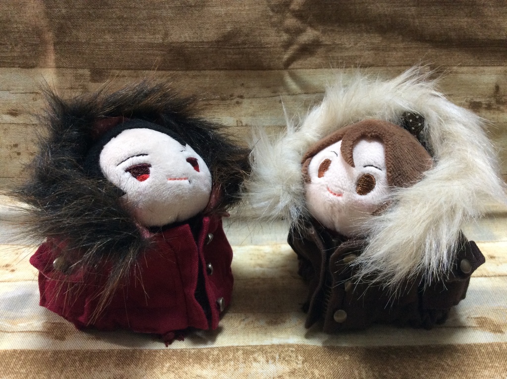 もちもちマスコット用モッズコート(ショコラ&クランベリー)