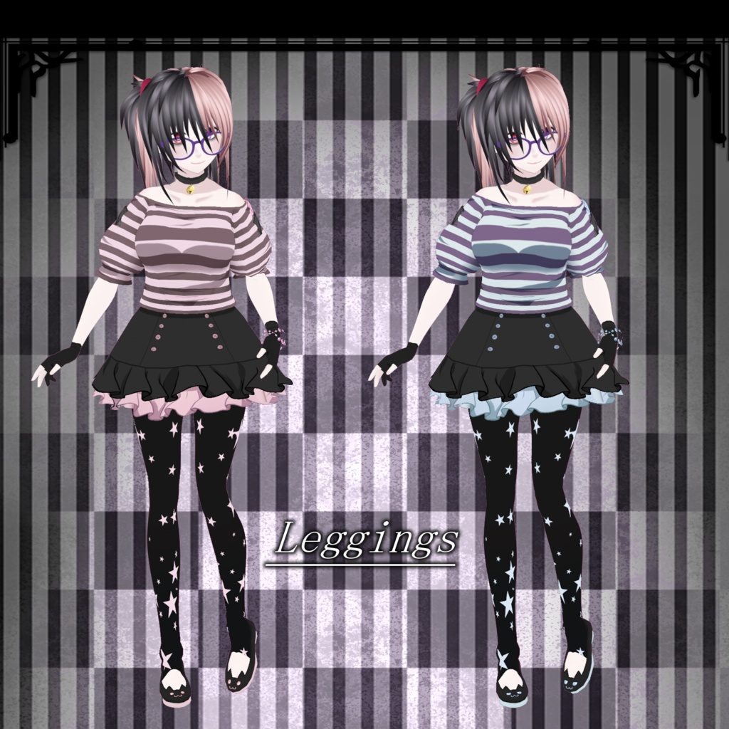 【VRoid用】Cute PomPom Outfit