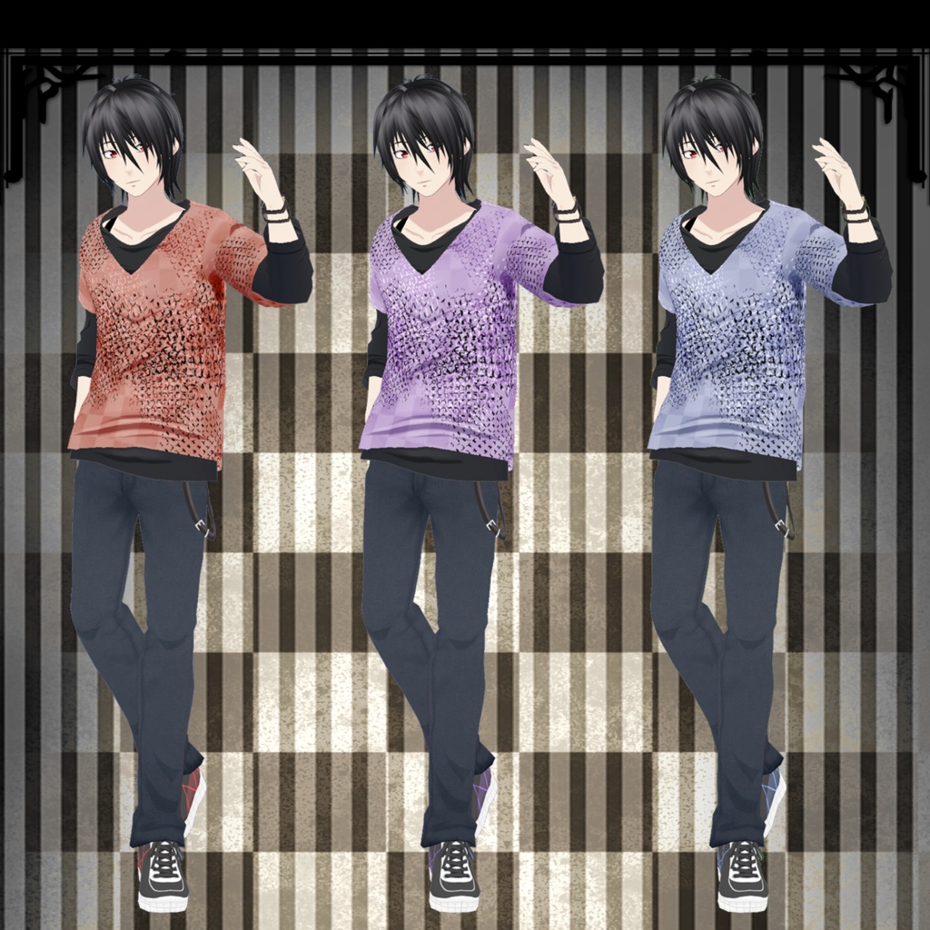 【VRoid用】Cool Casual (Male)