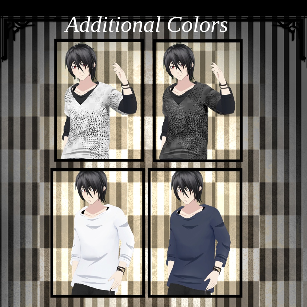 【VRoid用】Cool Casual (Male)