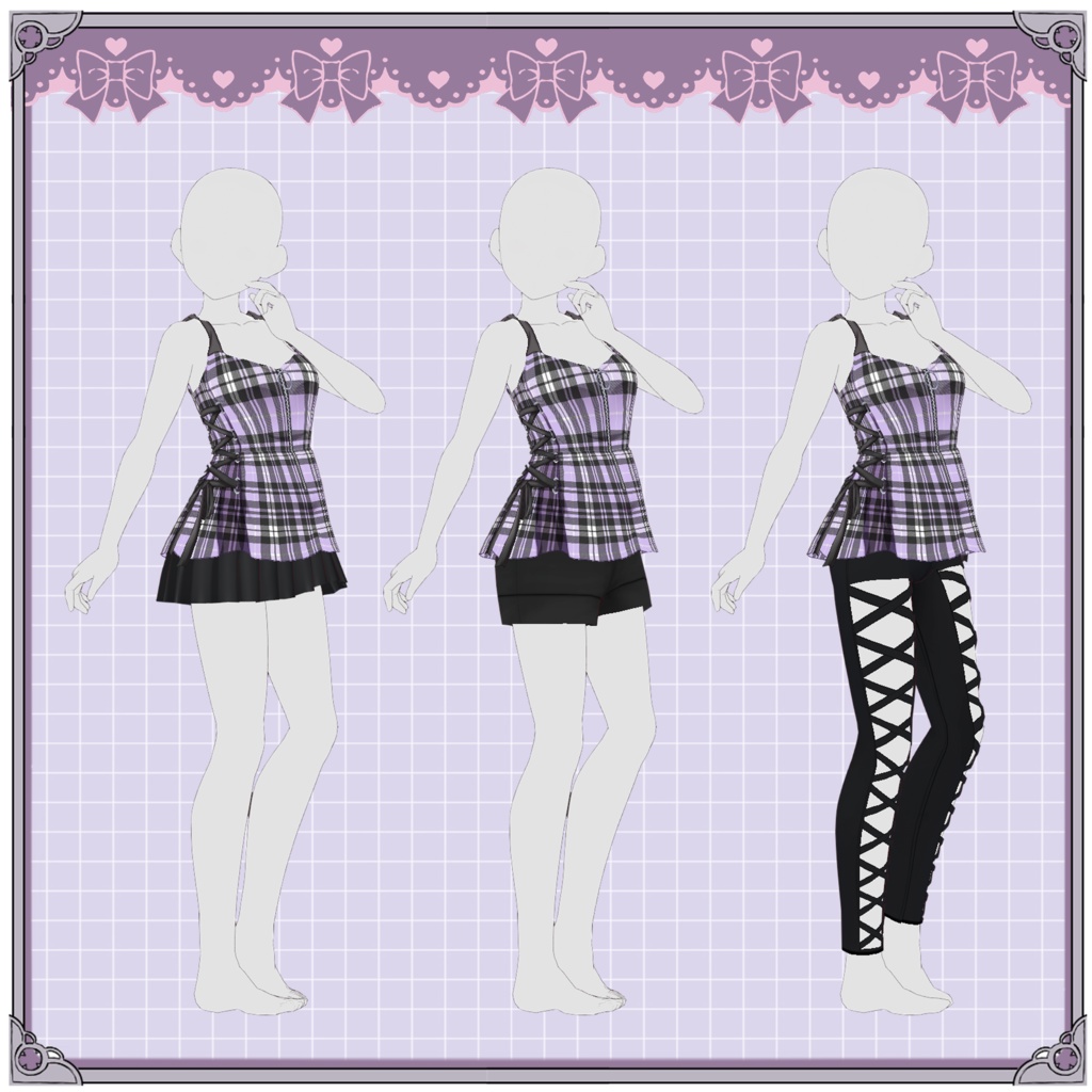 【VRoid用】Tanktop Dress