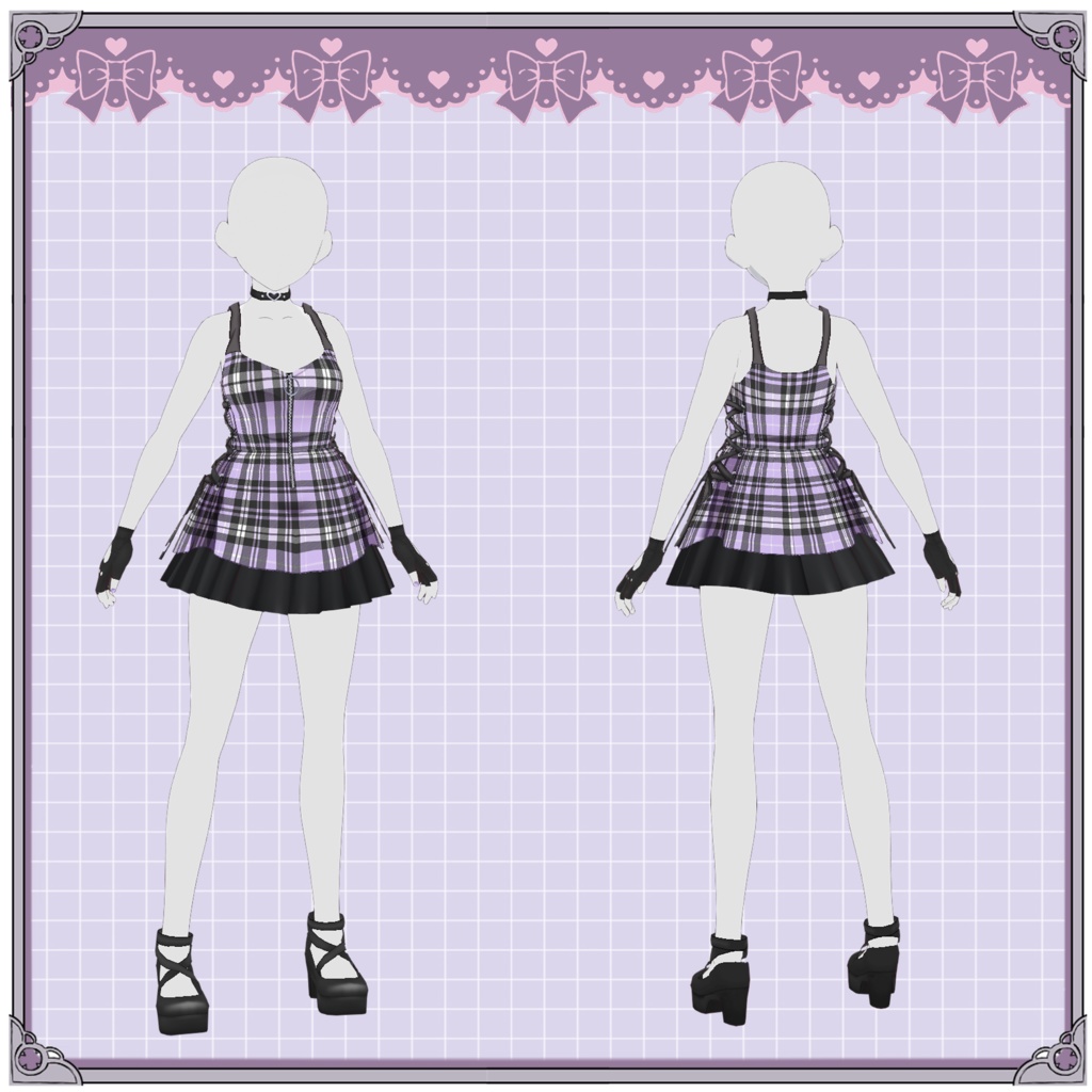 【VRoid用】Tanktop Dress