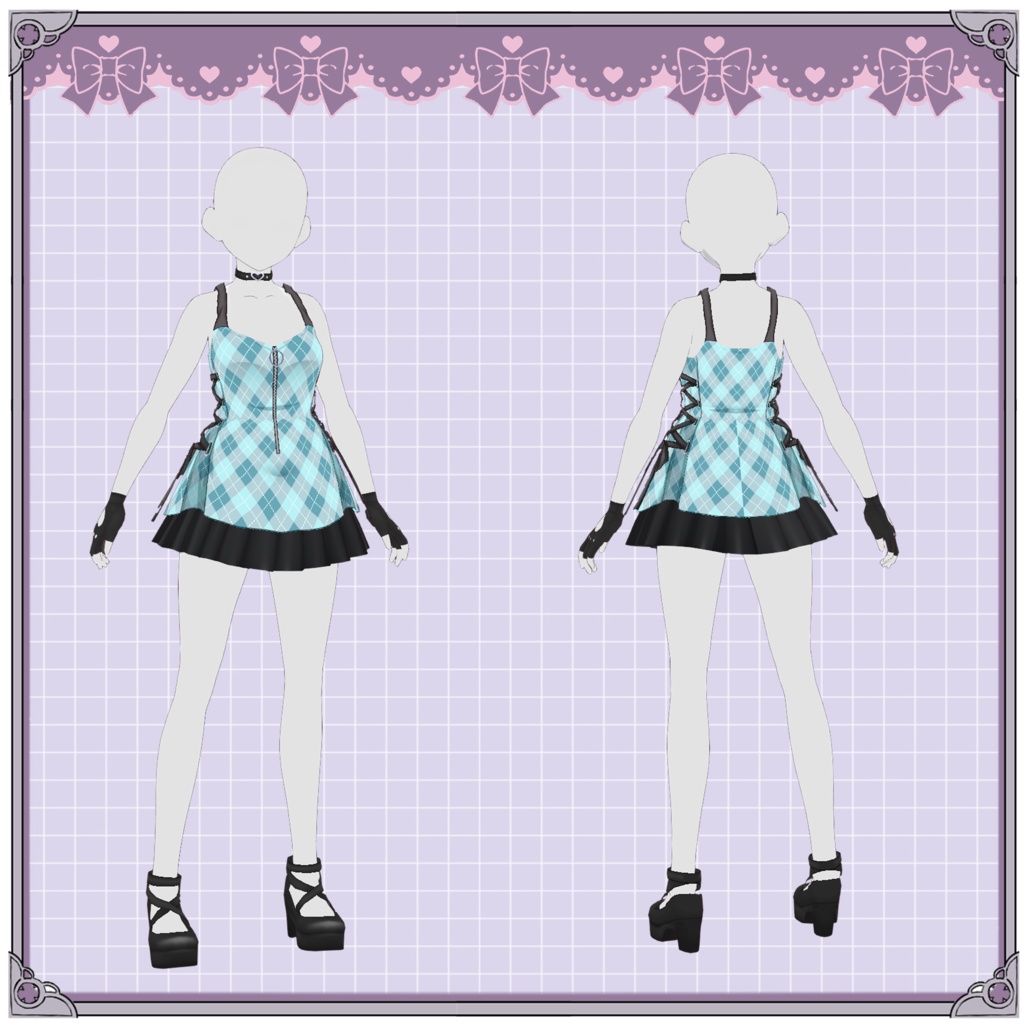 【VRoid用】Tanktop Dress