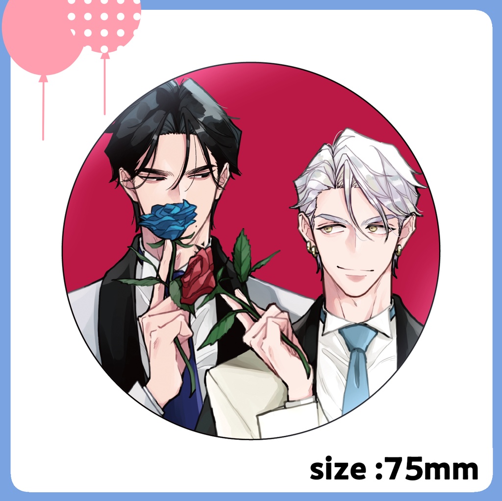 【KiRcomics 6周年】グリッター缶バッジ