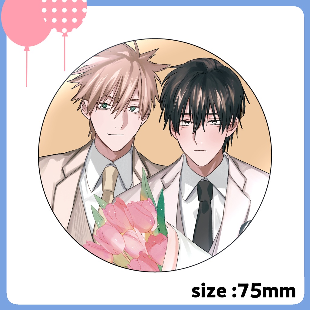 【KiRcomics 6周年】グリッター缶バッジ