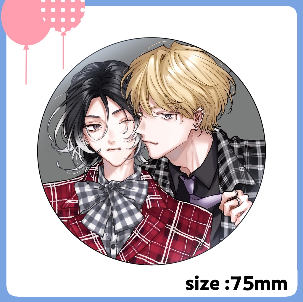 【KiRcomics 6周年】グリッター缶バッジ