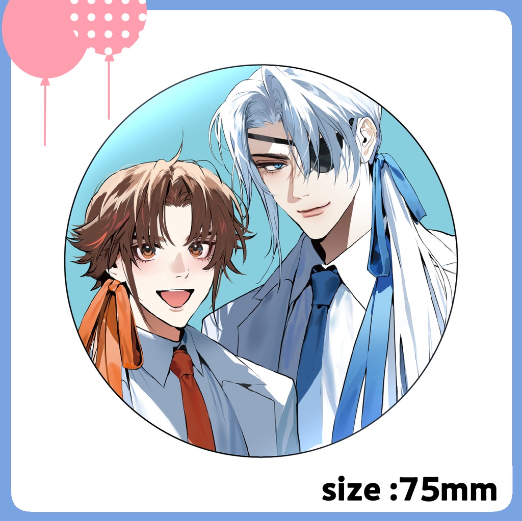 【KiRcomics 6周年】グリッター缶バッジ