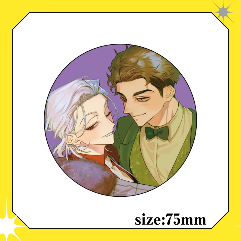 【KiRcomics 7周年】グリッター缶バッジ