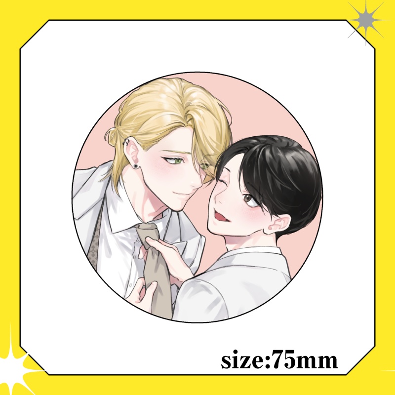 【KiRcomics 7周年】グリッター缶バッジ