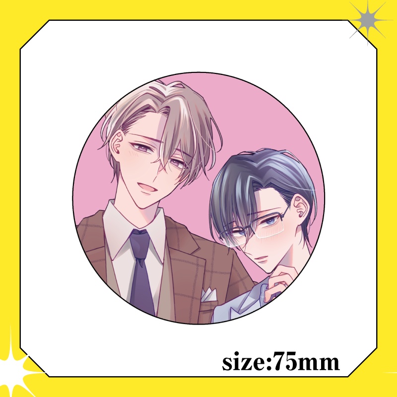 【KiRcomics 7周年】グリッター缶バッジ