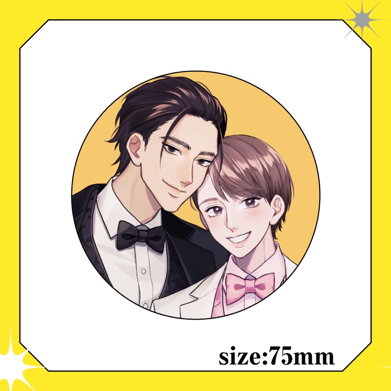 【KiRcomics 7周年】グリッター缶バッジ