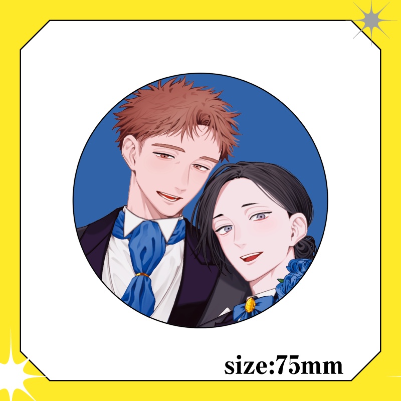 【KiRcomics 7周年】グリッター缶バッジ