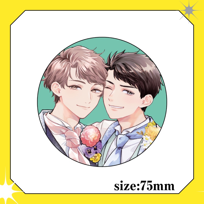 【KiRcomics 7周年】グリッター缶バッジ