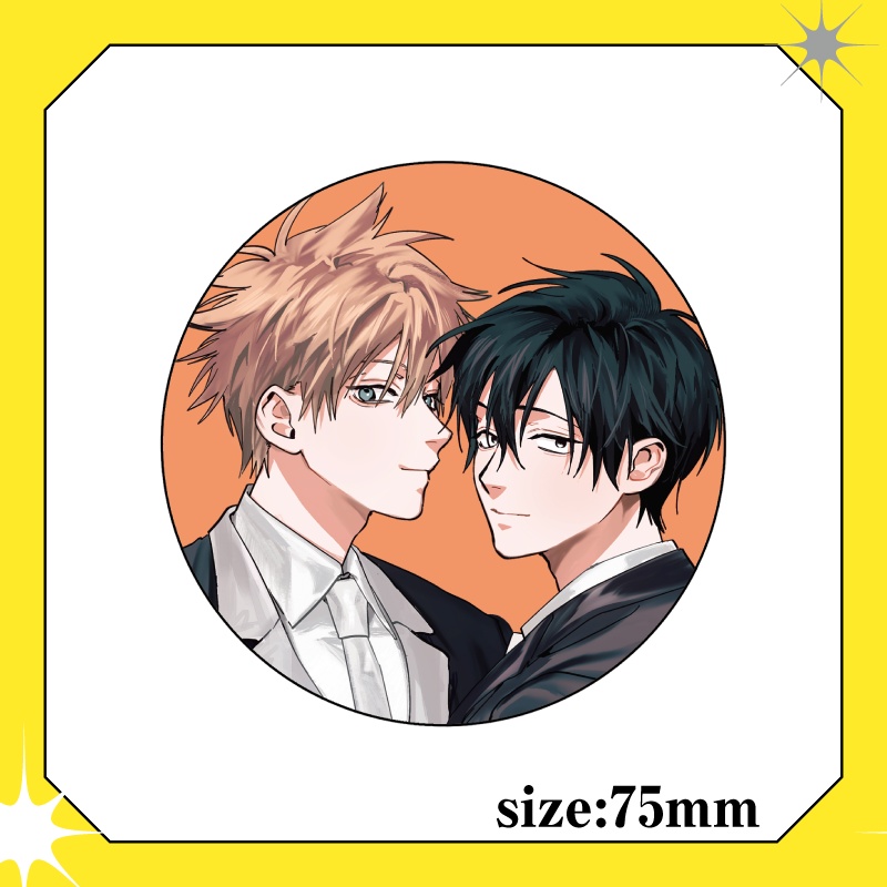 【KiRcomics 7周年】グリッター缶バッジ