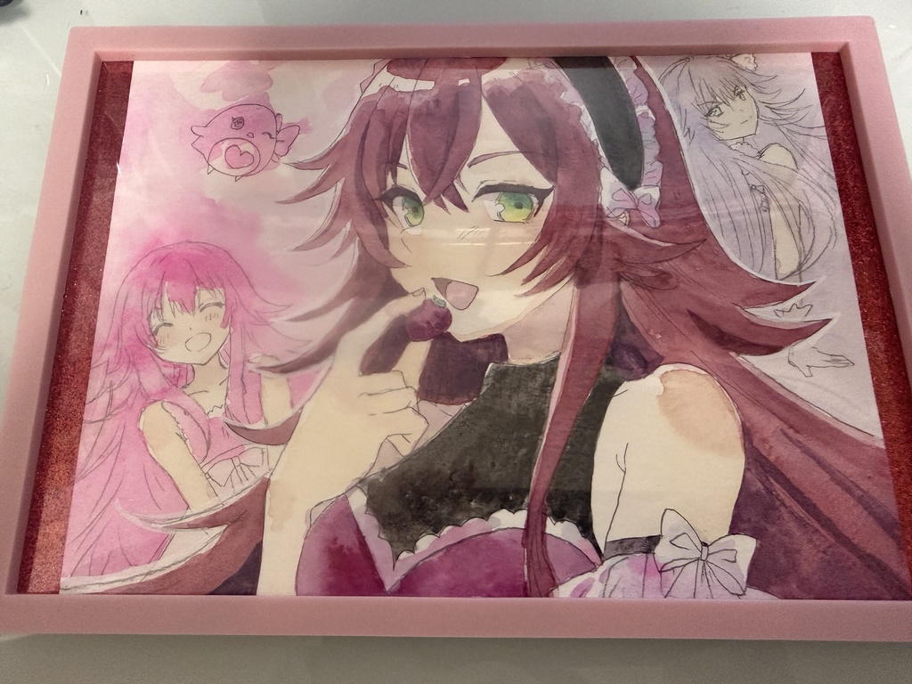 【水彩画】蓮城寺べる　イラスト