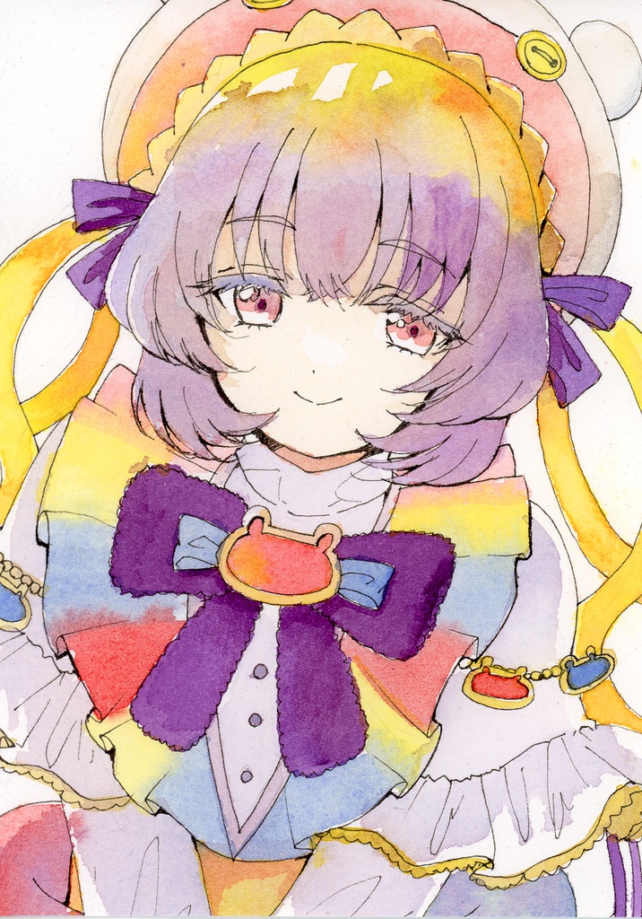 【水彩画】はにたん　イラスト