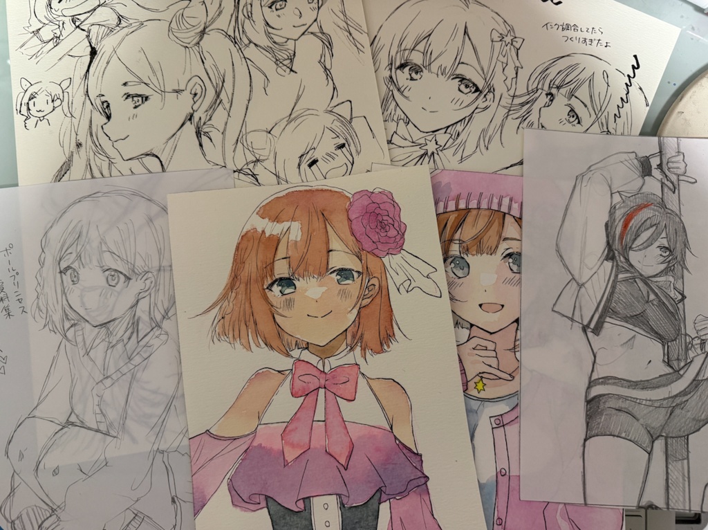 【色々】ポルプリ　落書き詰め合わせ　イラスト