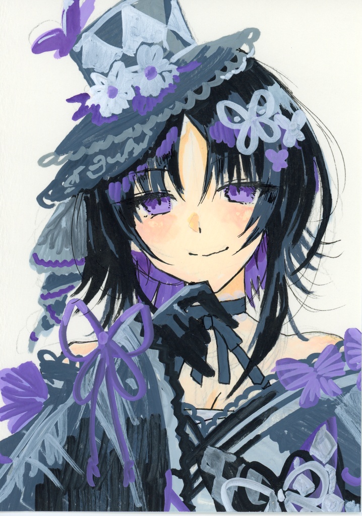 魔法少女ノ魔女裁判／宝生マーゴ　2Lサイズイラスト