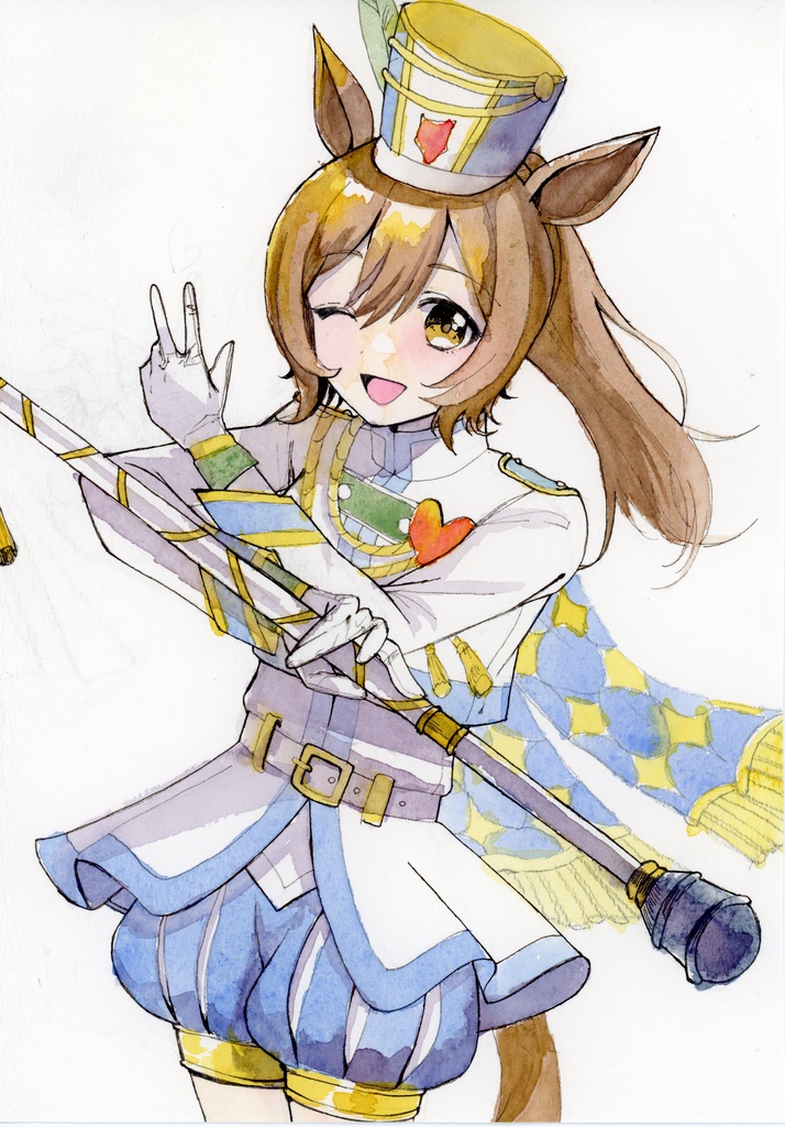 ウマ娘　スマートファルコン　原画イラスト