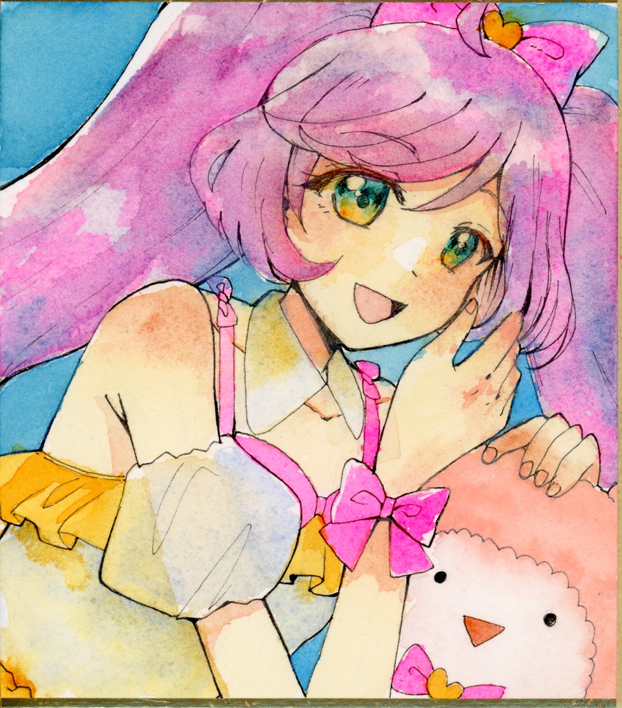 【版権】プリパラ　真中らぁら　色紙イラスト