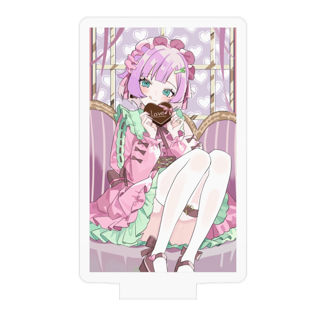 2026年バレンタイン❤ねぎまアクスタ(背景あり)