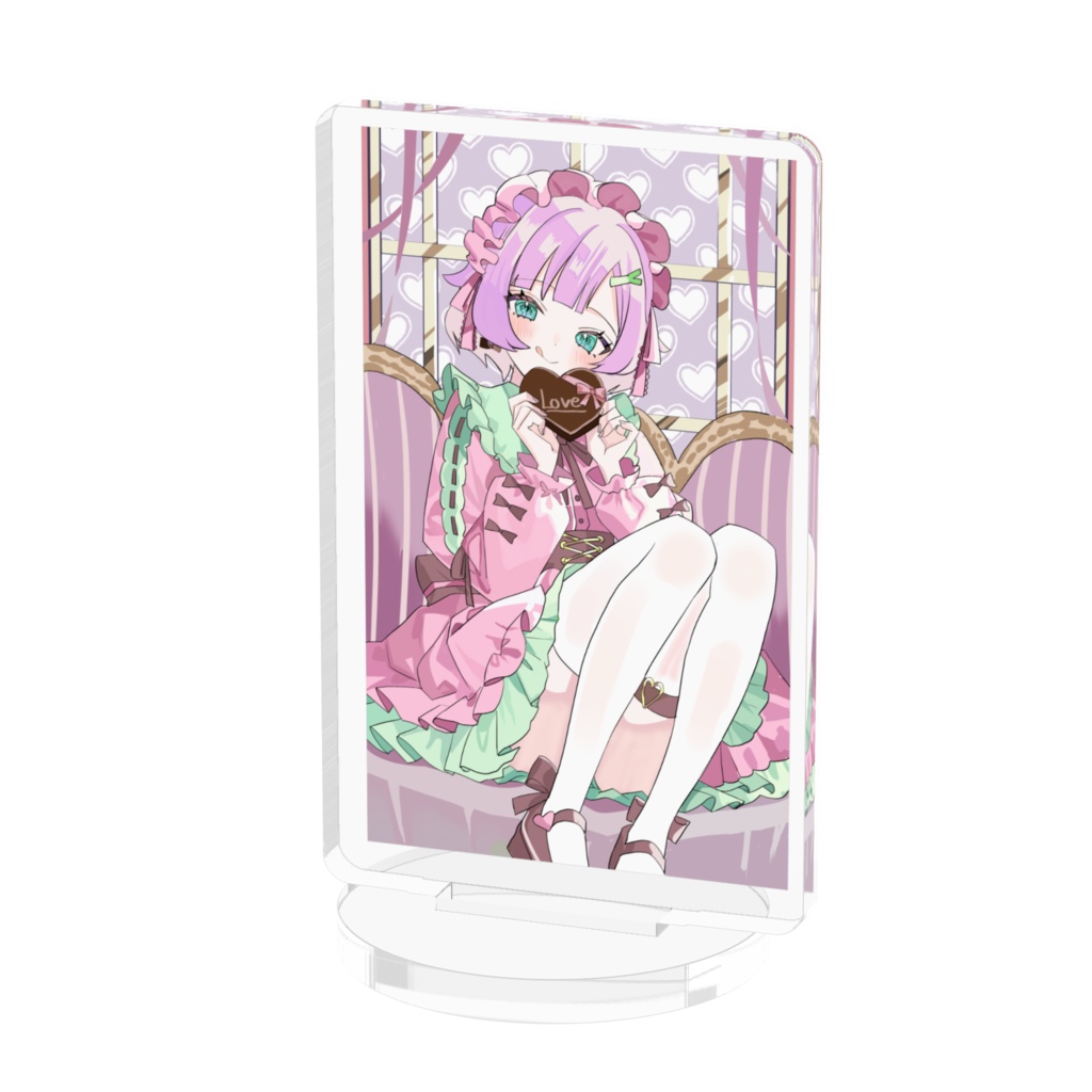 ２０２６年バレンタイン❤ねぎまアクスタ（背景あり）