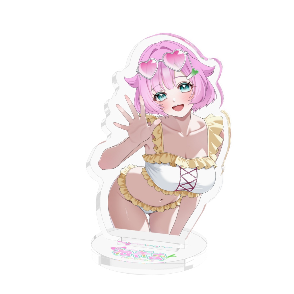 ねぎまちゃん2026水着姿💗アクリルスタンド　50×50mm 