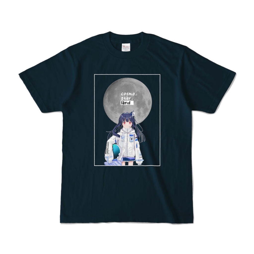 cosmo star land雪美Tシャツ紺