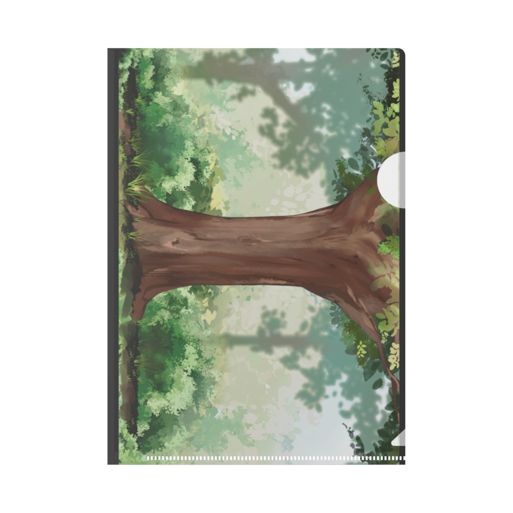 姉妹グッズ　背景クリアファイル