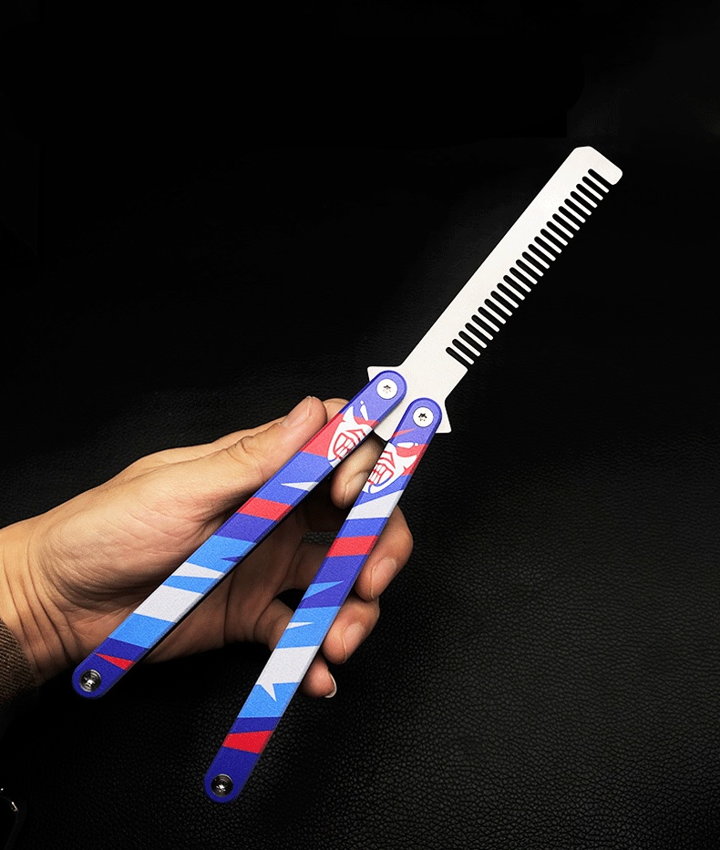 360度回転　ヴァロラント　VALORANT　非刃仕様　ナイフ　バタフライナイフ レプリカ　武器