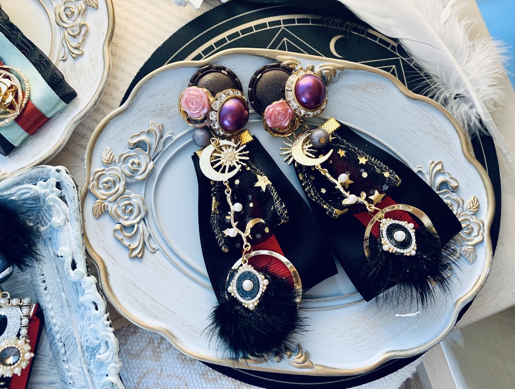 まほやく 新月の下でとびきりの悪戯を イメージイヤリング